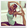 woman doing yoga. click here to open a new window to the Target C9 Instagram page