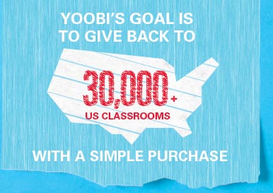 Yoobi's goal is to give back to 30,000+ US classrooms with a simple ...