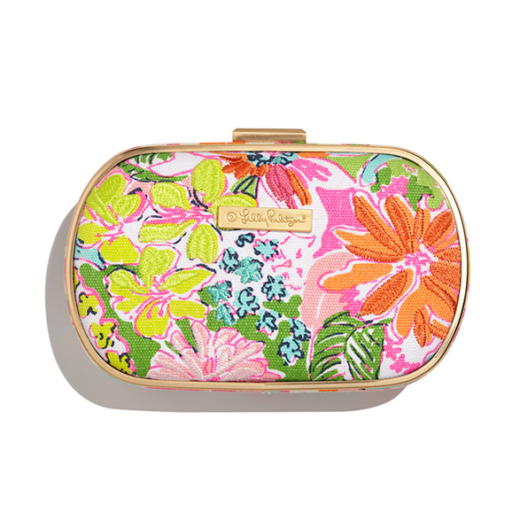 Lilly Pulitzer for Target - Embroidered Clutch in the Nosie Posey print ($24)