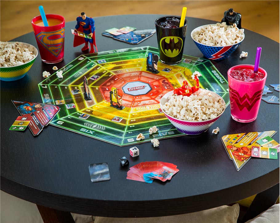Game day? Add superhero plates, cups and more to make family time even more fun.