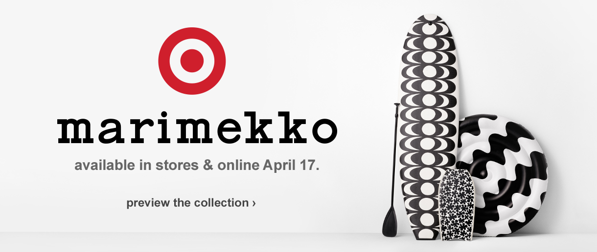 Target Marimekko Available in stores & online April 17. 