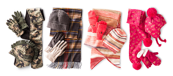 target scarves and gloves